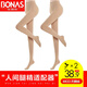 寶娜斯480D打底褲襪女外穿春秋季加厚加檔光腿絲襪女連褲襪連腳連體 膚2 均碼 【480D單面加襠】8-18℃