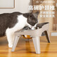SUPERDESIGN休普狗碗金毛餐桌狗食盆中大型犬護(hù)頸狗飯盆支架狗狗吃飯喝水桌子 防漏食桌子雙碗【M碼】