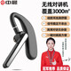 中晨迷你對講機(jī)無線小型對講機(jī)耳掛式藍(lán)牙遠(yuǎn)距離酒店餐廳大功率耳麥服務(wù)業(yè)通用615 黑色（1臺(tái)裝）