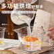 拜格 玻璃量杯500ML帶刻度帶鷹嘴耐高溫廚房家用烘焙工具 500ml耐高溫玻璃量杯