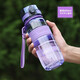 優(yōu)之優(yōu)之運動(dòng)水杯大容量耐高溫塑料杯夏天健身男女學(xué)生兒童喝水杯子 650ml紫色-魔法師