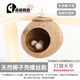 高能鸚鵡虎皮鸚鵡椰子殼鳥窩鸚鵡窩鳥巢窩鸚鵡繁殖箱珍珠椰殼鳥窩戶外草窩 【打磨】大號14-15螺絲款