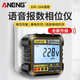 ANENG插座相位檢測儀驗電器語音報數(shù)10A/16A插排漏電測試儀線路糾錯 AC10+【語音播報】
