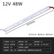 美耐普24v超薄長(cháng)條開(kāi)關(guān)電源220轉12v24v400W軟膜廣告燈箱變壓器60W300W 細長(cháng)條電源 48W【4A】12V