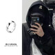 QMXD莫比烏斯環(huán)戒指男潮高級感素圈食指環(huán)男士單身戒新款鈦鋼尾戒子 默認發(fā)美9號【其他尺碼備注】