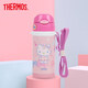 膳魔師（THERMOS）kt保溫杯女士?jì)和ㄍㄎ鼙W(xué)生可愛(ài)凱蒂貓JNL-502直飲保溫杯 370毫升吸管杯