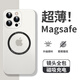 EDDGA適用蘋果15promax手機殼iPhone15promax磁吸保護套超薄磨砂半透明PP殼鏡頭全包防摔殼 【透白色】