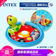 INTEX兒童游泳圈坐圈寶寶腋下圈座圈救生圈游艇小孩坐騎1-3-6歲 烏龜坐圈(適合1~6歲)【腳泵】
