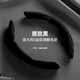 特雷西（TRECY）汽車(chē)方向盤(pán)套吸汗防滑翻毛皮超薄四季通用把套男女款 S級翻毛皮 二片裝【雅致黑】