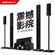 奇聲（QISHENG）奇聲音響 家庭影院5.1音響套裝帶話筒 家庭KTV音箱 家用電視客廳環(huán)繞組合音響 Q9+D16
