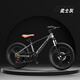 鳳凰兒童自行車(chē)鎂合金山地車(chē)學(xué)生變速輕便碟剎減震運動(dòng)款單車(chē) 路虎碟剎變速一體輪_武士灰 20寸