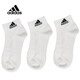 阿迪達斯（adidas）襪子男女通用吸汗2025春夏新款運動(dòng)跑步籃球襪休閑襪子 3雙白色 39-42