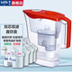 萊卡（LAICA）意大利凈水壺 家用直飲濾水壺 過濾凈水器 自來水過濾器 3.1L大容量 紅色/藍(lán)色1壺5芯【過濾直飲】