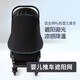 貝舒馳（BETSOCCI）嬰兒手推車(chē)遮陽(yáng)棚加長(cháng)通用型防曬紫外線(xiàn)配件寶寶傘車(chē)遮陽(yáng)防水頂棚 黑色遮陽(yáng)棚-推車(chē)通用