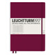 LEUCHTTURM1917筆記本子文具手賬記事日記本會(huì )議記錄商務(wù)禮品A4+硬皮筆記本【德國燈塔】 A4+輕薄酒紅色 方格內頁(yè)
