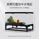 其鱗烏龜生態(tài)缸黃緣龜保濕半水龜缸安緣臺(tái)緣烏龜缸帶曬臺(tái)低水位飼養(yǎng)箱 CLEEN其鱗半水龜缸