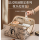 赟婭化妝包旅行便攜式大容量高級化妝品收納包防水ins高端洗漱收納袋 【皮革】摩卡棕