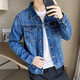 真維斯（Jeanswest）牛仔外套男士春夏新款復古韓版夾克男裝休閑時(shí)尚潮流牛仔上衣服 915-藍色 XL