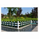 千惠美 pvc塑鋼護欄圍欄柵欄庭院草坪白色菜幼兒園綠化戶(hù)外塑料花園圍欄 60cm高墨綠色1米單價(jià)