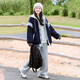 方糖姑娘高初中學(xué)生棉服外套少女大童冬裝13棉衣2025新款秋冬棉襖學(xué)院風(fēng) 23513LX藏青外套+23518灰褲子 XL