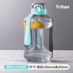樂(lè)扣樂(lè)扣（LOCK&LOCK）健身頓噸桶運(yùn)動(dòng)水壺大容量戶(hù)外男女便攜運(yùn)動(dòng)水壺塑料吸管杯太空杯 藍(lán)色【限定色】 2200ml