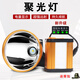 山拓（SHANTUO）大功率頭燈8鋰9600超亮遠射燈珠LED頭戴式手電充電夜釣魚探照礦燈 8006/帶側(cè)燈T8燈珠白光/冷白光
