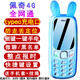 TJ學(xué)生手機(jī)初高中生專用超小全網(wǎng)通4G雙卡只可以打電話和定位的手機(jī) 佩奇【4G全網(wǎng)通】藍(lán)色 官方標(biāo)配