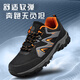 朗盟（LARNMERN）輕便勞保鞋男鋼包頭防砸防刺穿工作鞋輕便防靜電軟底安全鞋 黑灰 42