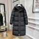 CEENIU北勢中戲同款羽絨服北京電影學(xué)院藝考男女白鴨絨凸乆鳥(niǎo)超長(cháng)款過(guò)膝 亮世秋：黑色 【升級版】加厚 S 90-110斤