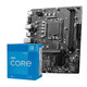 微星（MSI）H610M/B760M搭英特爾CPU套裝主板 H610M-E DDR4 i3 12100散片