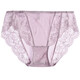 美標內褲女士新款性感蕾絲花邊三角褲打底褲K443 紫色 M