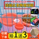養只寵物寵物懸掛式雙碗掛籠子固定式狗碗貓碗狗食盆兔子用水碗貓食碗雙碗 【藍色大號】 影棚拍攝顏色與圖片有差異請諒解