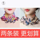 檬纖珍珠絲巾圍脖女新款護頸套脖圍巾薄款時尚防曬護脖百變絲巾小圍巾 珍珠1號+30號