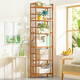木馬人 層架家用落地儲物架家具貨架雜物架客廳收納架子多層置物架廚房 【標準款】6層50cm