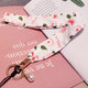 珍格手機掛繩女款掛脖絲巾綢緞掛鏈寬布帶不勒脖蘋(píng)果oppo華為vivo手機殼掛件吊墜通用可拆卸鑰匙扣繩 長(cháng)款【粉蜜桃】珍珠絲巾掛繩*帶鑰匙扣