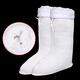冬季男士雨鞋內膽長(cháng)毛加絨棉套保暖加厚防凍絨套雨靴內襯水鞋棉襪 白色：1雙【高筒加厚絨套】約40cm高 保暖升級 42