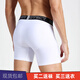 貴嬌兒（GUIJIAOER） 緊身短褲男三分運動內(nèi)褲速干彈力壓縮褲健身跑步籃球訓練打底褲 緊身短褲白色 L（170-175高，115-130斤）