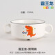 恐龍可愛(ài)飯碗陶瓷碗雙耳碗家用早餐碗甜品碗北歐小湯碗帶手把防燙 霸王龍·雙耳碗