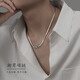 惜禮棋盤S925銀項(xiàng)鏈男生生日禮物送男朋友兄弟韓版潮流吊墜男士首飾品 鈦鋼棋盤項(xiàng)鏈
