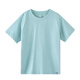 幼嵐（ALLBLU）幼嵐「新新棉」柔軟耐洗純色短袖T易打理24春新款兒童T恤親子款 【媽媽款】尼羅河藍 170 (L)