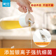 茶花（CHAHUA）抗菌重力自開(kāi)蓋油壺玻璃廚房歐式家用密封醬油瓶防漏醋壺調(diào)料油瓶 【Ag+抗菌油壺】550ML1個(gè)裝