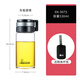 希諾單層加厚玻璃杯帶蓋濾網(wǎng)提手水杯子便攜大容量旅行茶杯 XN-9076 695ml XN-9075-530ML