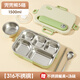 沃德百惠（WORTHBUY）316不銹鋼保溫飯盒上班族小學(xué)生專用餐盒便當(dāng)盒可微波爐加熱飯盒 316兜兜熊5格+餐具+湯碗