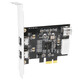 魔羯 MOGE MC2273  臺式機PCI-E轉1394A采集卡 高清DV視頻采集卡 火線400