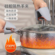 半物生活防燙手夾硅膠隔熱手套廚房提盤取碗夾家用耐高溫烤箱微波爐手套 