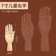 柏倫斯漫畫(huà)小木人模型木頭人素描繪畫(huà)木偶人關(guān)節(jié)人偶模型木手人體模型美術(shù)用室內(nèi)擺件 7英寸【18cm】小孩右手