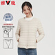 雅鹿90白鴨絨輕薄羽絨服女短款秋冬休閑內(nèi)膽內(nèi)搭外穿外套輕型保暖女裝