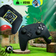極想 PS5/Switch Pro手柄保護(hù)套ns游戲?qū)Ｓ檬直瞻压枘z粉色貓耳配搖桿帽套裝游戲周邊配件 NS PRO貓耳手柄套（羅小黑聯(lián)名）