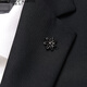 諾斯.馬丁高端大衣西裝西服胸針男士結婚領(lǐng)針品牌 槍色