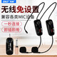 先科（SAST） 無線頭戴麥克風(fēng)充電頭帶式調(diào)頻麥教師擴(kuò)音器戶外音響教學(xué)培訓(xùn)舞蹈室小蜜促銷迷你便攜話筒 通用型-頭戴麥雙只